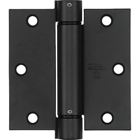 National 3.5 In. Square Oil Rubbed Bronze Spring Door Hinge N350769